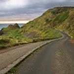 Scenic road to Giants Causeway, Northern Ireland