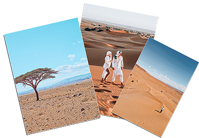 Interesse in een wandeltocht in de Marokkaanse woestijn
